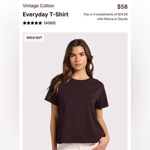 nuuds Short Sleeve Everyday T-Shirt in limited edition “eggplant”